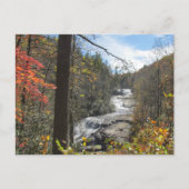 Triple Falls North Carolina Fotografischer Wasserf Postkarte (Vorderseite)