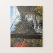 Triple Falls North Carolina Fotografischer Wasserf Puzzle (Vertikal)