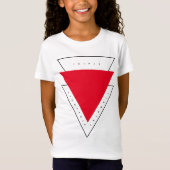 Triple Geometric Triangle T-Shirt (Vorderseite)