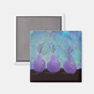 Triple Glow Bouquet Originelle Kunst, Dichtung und Magnet