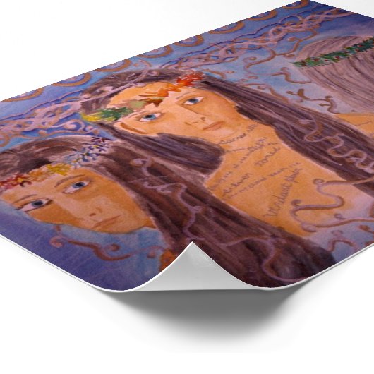 Triple Goddes Poster (Ecke)