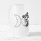 Triple Goddess - 16 oz Mattiert Glass Beer Tasse (Vorderseite Links)