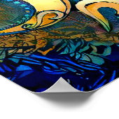 Triple Goddess Crowned Poster (Ecke)