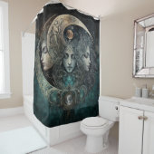 Triple Goddess Duschvorhang (Beispiel)