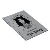 Triple Goddess Hecate Black & Grey Wicca Tarot Notizblock (Rechte Seite)