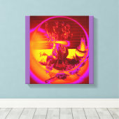 Triple Goddess Hekate mit Angeboten Leinwanddruck (Insitu (Holzboden))