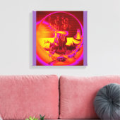 Triple Goddess Hekate mit Angeboten Leinwanddruck (Insitu (Wohnzimmer))