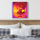 Triple Goddess Hekate mit Angeboten Leinwanddruck (Insitu (Schlafzimmer))