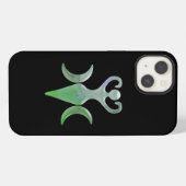 Triple Goddess iPhone Hülle (Rückseite (Horizontal))