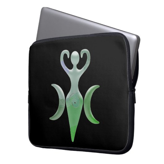 Triple Goddess Laptopschutzhülle (Vorderseite Links)