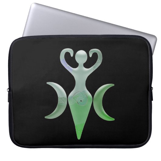 Triple Goddess Laptopschutzhülle (Vorderseite)