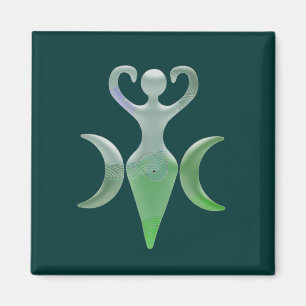 Triple Goddess Magnet