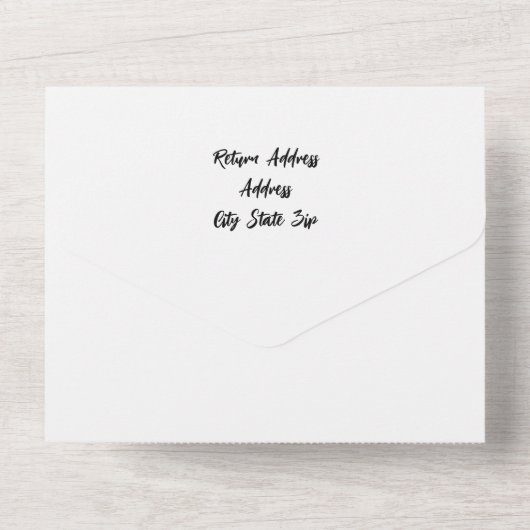 Triple Goddess Moon All in one Wedite Einladung (Rückseite)