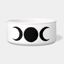 Triple Goddess Moon Pet Bowl