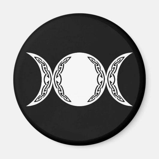 Triple Goddess Moon Symbol Magnet (Vorne)