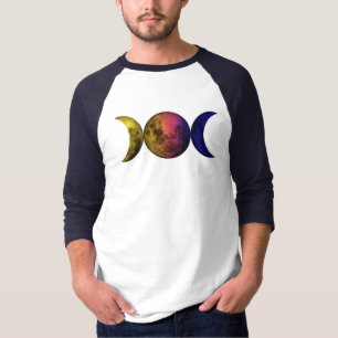 Triple Goddess Moon Symbol T-Shirt