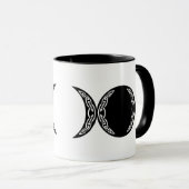 Triple Goddess Moon Symbol Tasse (VorderseiteRechts)