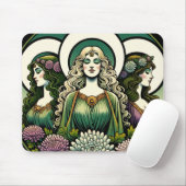 Triple Goddess Mousepad (Mit Mouse)