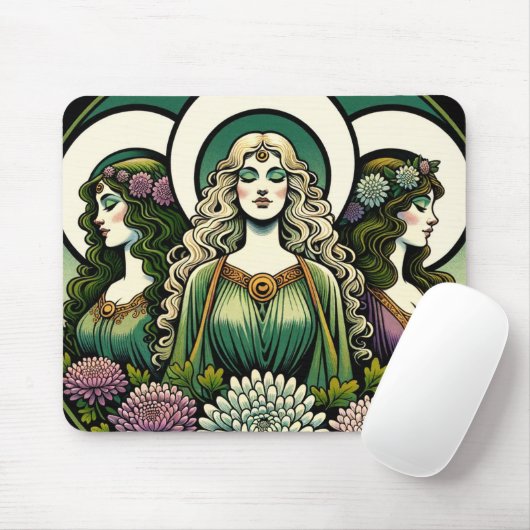 Triple Goddess Mousepad (Mit Mouse)