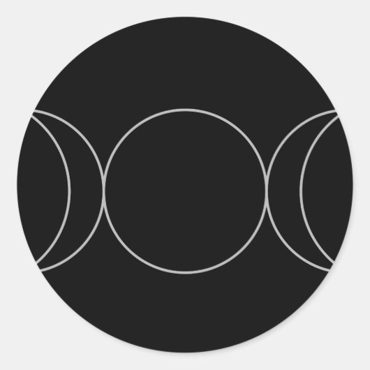 Triple Goddess Neopaganism.jpg Runder Aufkleber (Vorderseite)