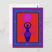 Triple Goddess Postkarte (Vorne/Hinten)