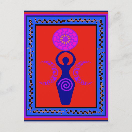 Triple Goddess Postkarte (Vorderseite)
