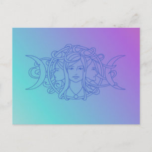 Triple Goddess Postkarte