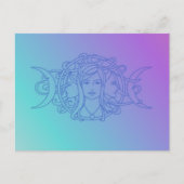 Triple Goddess Postkarte (Vorderseite)