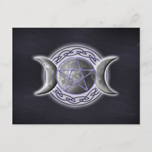 Triple Goddess Postkarte (Vorderseite)