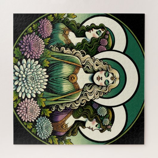 Triple Goddess Puzzle (Horizontal)