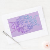 Triple Goddess Rechteckiger Aufkleber (Umschlag)