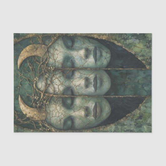 Triple Goddess Seidenpapier (Vorderseite)