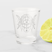 Triple Goddess Shot Glass Schnapsglas (Rückseite)