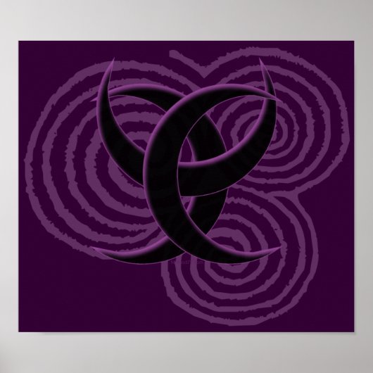 Triple Goddess Symbol Posters Poster (Vorne)