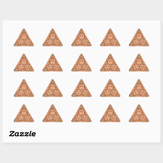 Triple Goddess Triangle Sticker (Blatt)