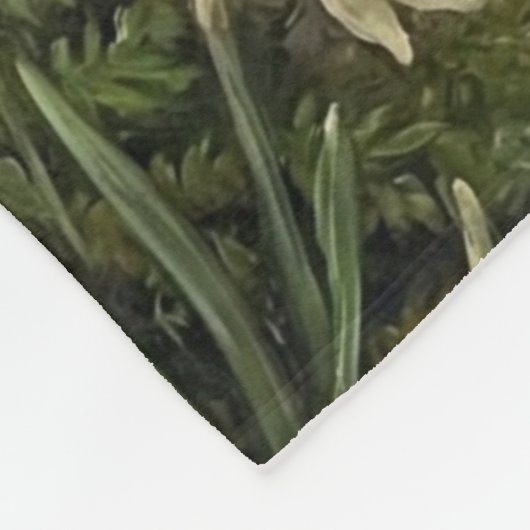 Triple Goddess Winter to Spring Imbolc Fantasy Art Fleecedecke (Ecke)