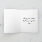 Triple Goddess Winter to Spring Imbolc Fantasy Art Karte (Innenseite)