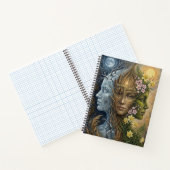 Triple Goddess Winter to Spring Imbolc Fantasy Art Notizblock (Innenseite)