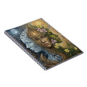 Triple Goddess Winter to Spring Imbolc Fantasy Art Notizblock (Rechte Seite)