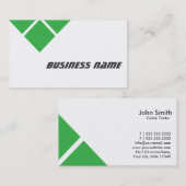 Triple Green Game Testing Business Card Visitenkarte (Vorne/Hinten)