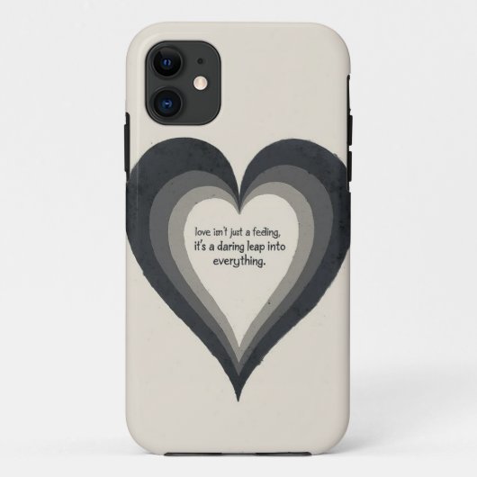Triple Heart Layers - Bold Liebe Statement iPhone Case-Mate iPhone Hülle (Rückseite)