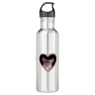 Triple Heart Mice Water Flasche Edelstahlflasche