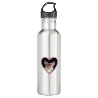 Triple Heart Mice Water Flasche Edelstahlflasche