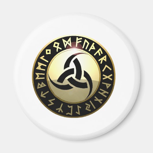 Triple Horn von Odin Magnet (Vorne)