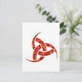 Triple Horn von Odin Postkarte (Stehend Vorderseite)