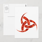 Triple Horn von Odin Postkarte (Vorne/Hinten)