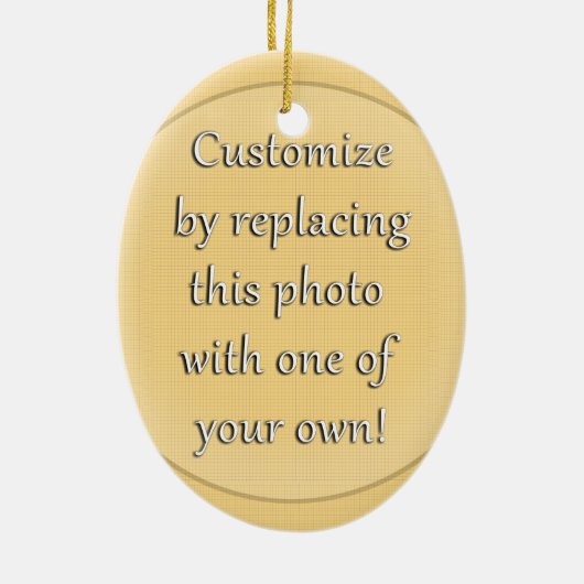 Triple Ice Cream Cones Keramik Ornament (Hinten)