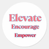 Triple Impact Runder Aufkleber (Vorderseite)