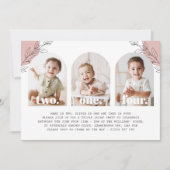 Triple Joint Landscape Foto Einladung zum Geburtst (Vorderseite)