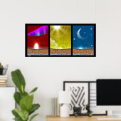 Triple-Landschaftsposter Poster (Heimbüro)